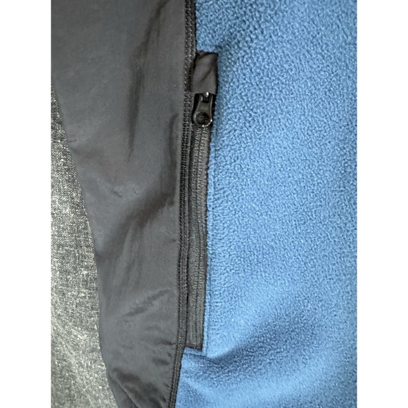 Eddie Bauer Half Zip Fleece Pullover Sweater Men L Blue Polartec Pre-owned - Picture 8 of 10